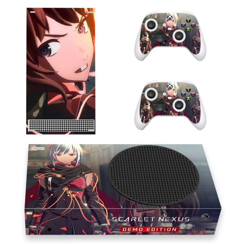 Scarlet Nexus Demo Edition Game Skin Sticker For Xbox Series S And Controllers