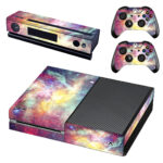 Colorful Nebula And Stars In Space Xbox One Skin Sticker