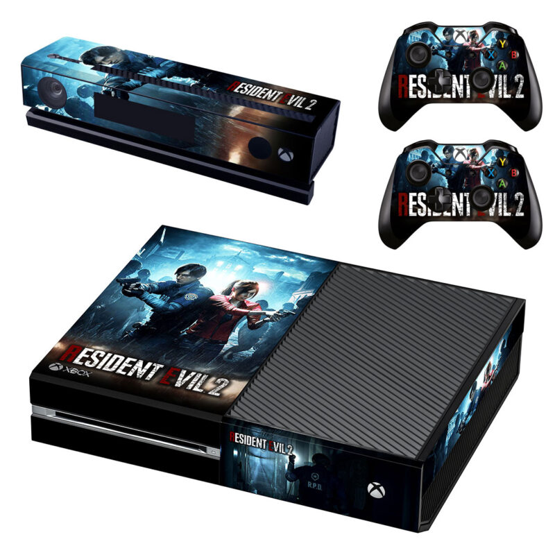 Resident Evil 2 Game Xbox One Skin Sticker Design 3