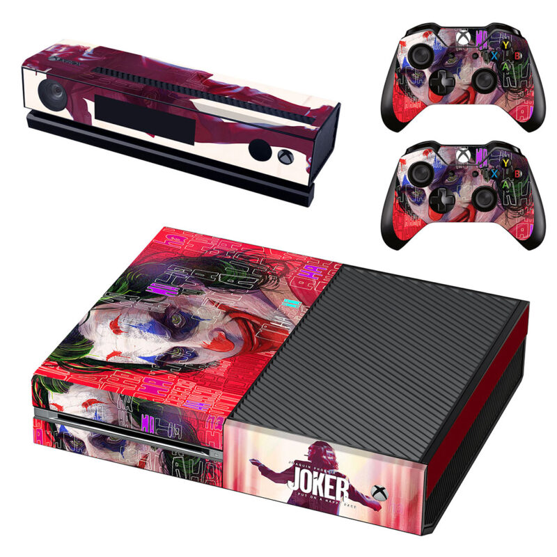 Joaquin Phoenix Joker Put On The Happy Face Xbox One Skin Sticker