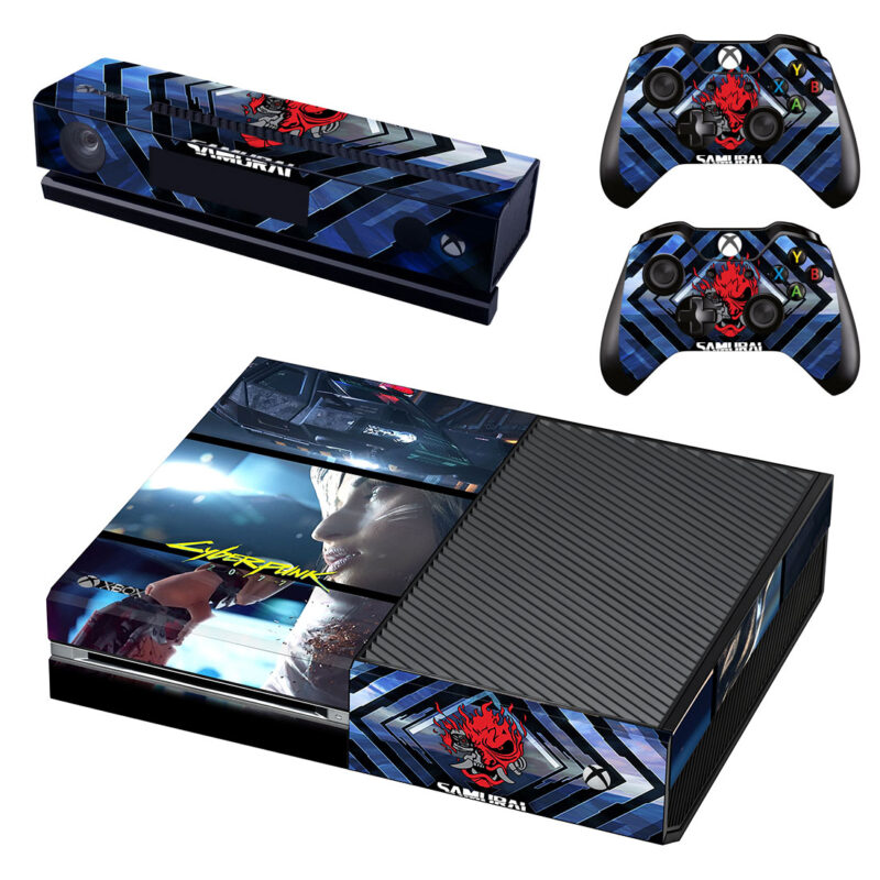 Cyberpunk 2077 And Samurai Xbox One Skin Sticker