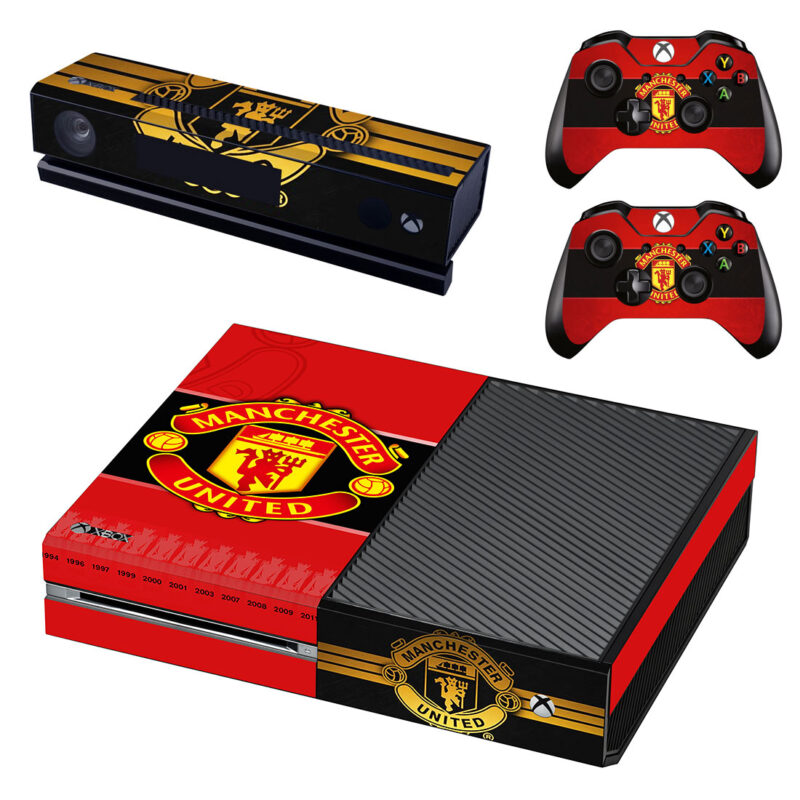 Manchester United F.C. Skin Sticker For Xbox One Design 1