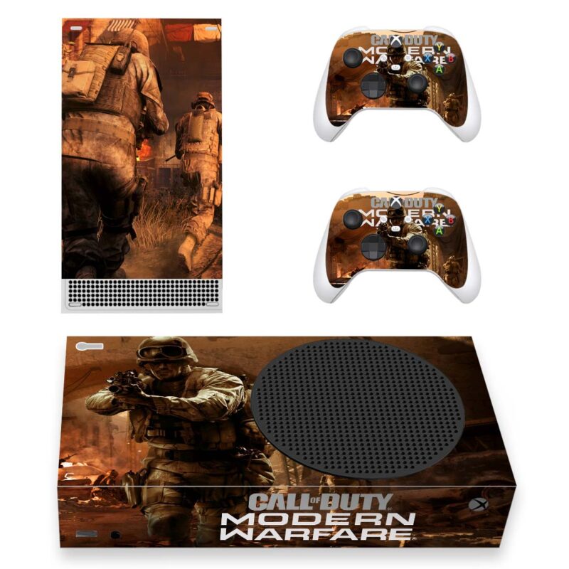 Call Of Duty: Modern Warfare Game Skin Sticker For Xbox Series S And Controllers Design 1