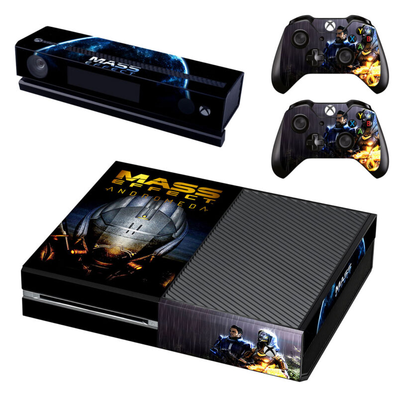 Mass Effect: Andromeda Game Xbox One Skin Sticker Design 1