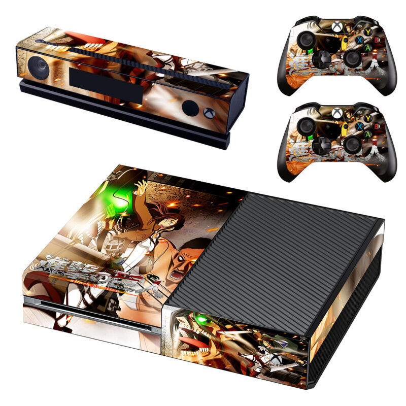 Attack On Titan Game Xbox One Skin Sticker Design 1