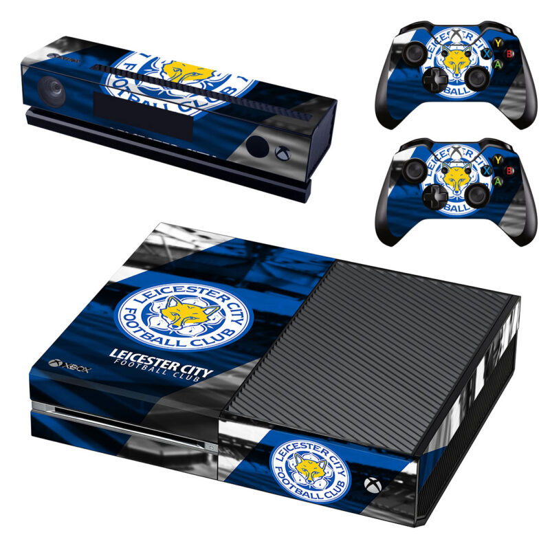 Leicester City FC Emblem Xbox One Skin Sticker