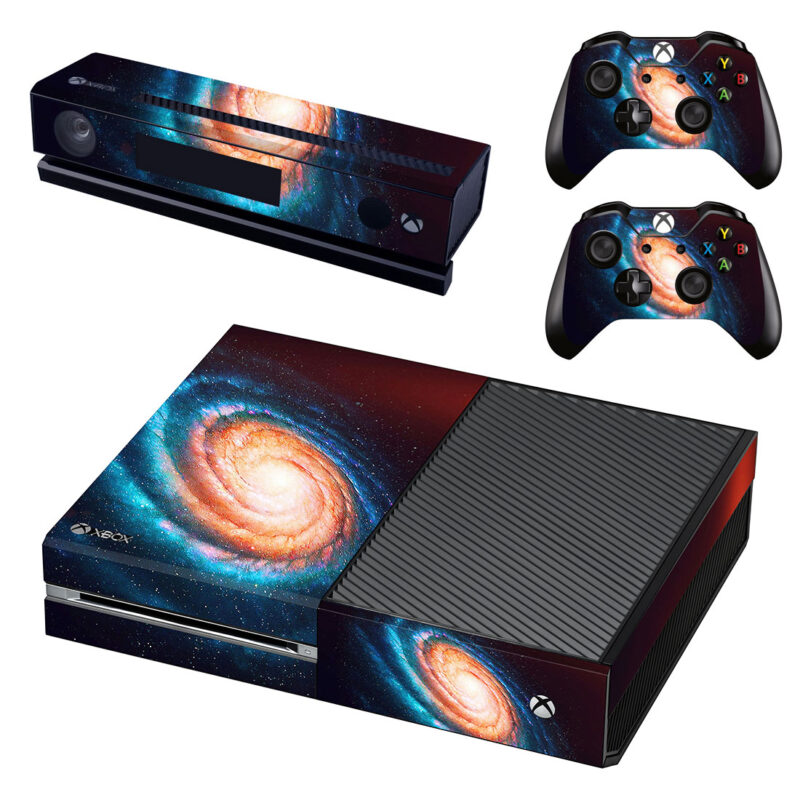 Spiral Space Texture Xbox One Skin Sticker