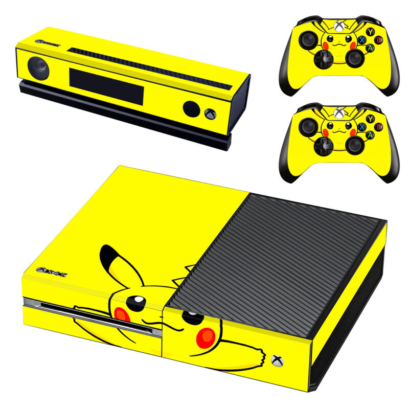 Pokemon Pikachu Xbox One Skin Sticker Design 2