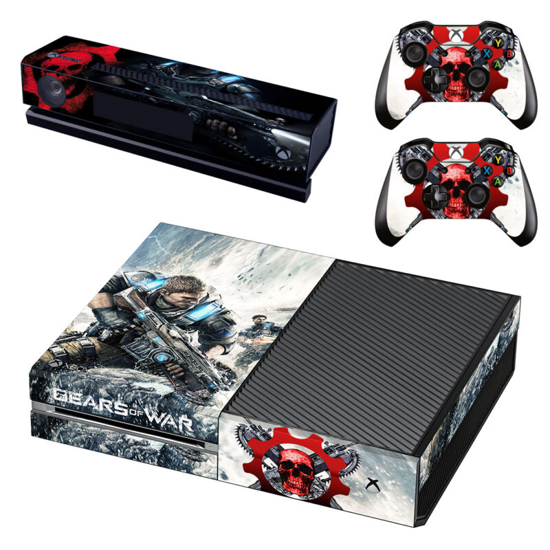 Gears Of War Series Xbox One Skin Sticker Design 1