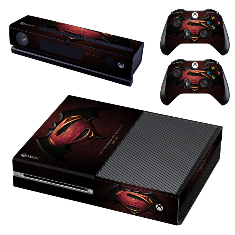 Batman V Superman: Dawn Of Justice Xbox One Skin Sticker Design 1