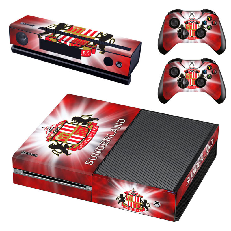 Sunderland A.F.C. Xbox One Skin Sticker Design 2