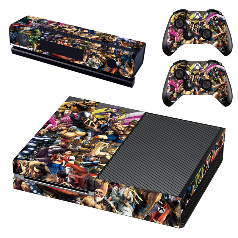 Super Street Fighter IV Game Characters Xbox One Skin Sticker