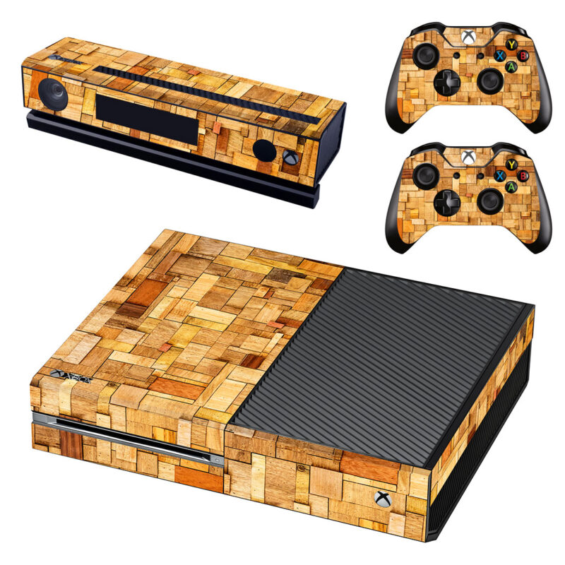 Uneven Wood Xbox One Skin Sticker