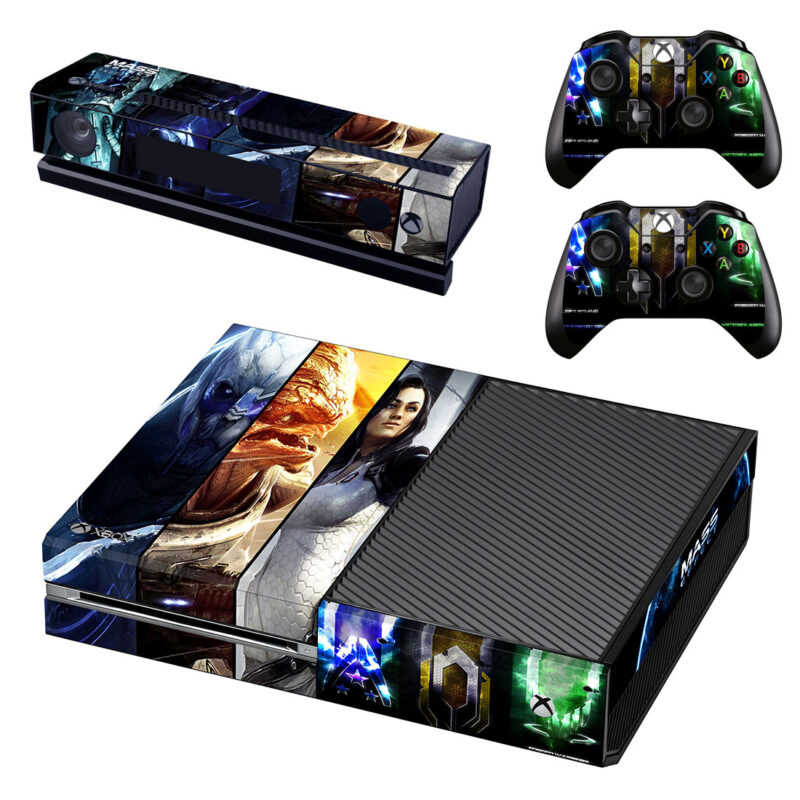 Mass Effect 2 Game Characters Xbox One Skin Sticker