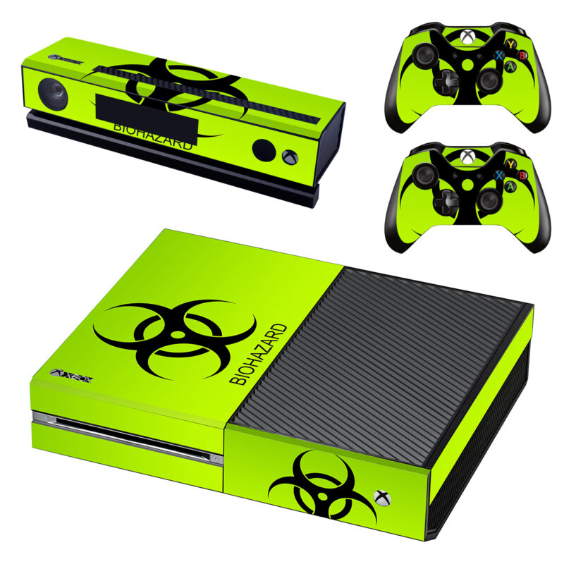 Biohazard Symbol Skin Sticker For Xbox One