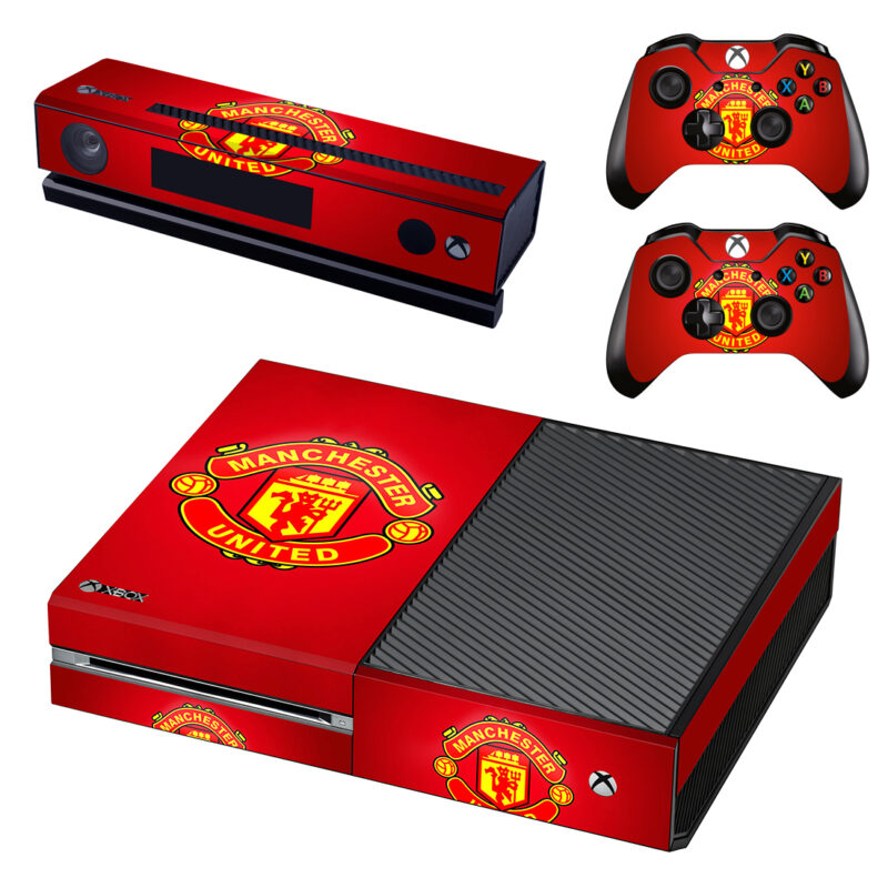 Manchester United FC Xbox One Skin Sticker Design 1