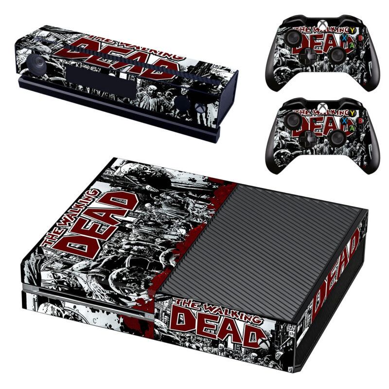 The Walking Dead Comic Xbox One Skin Sticker