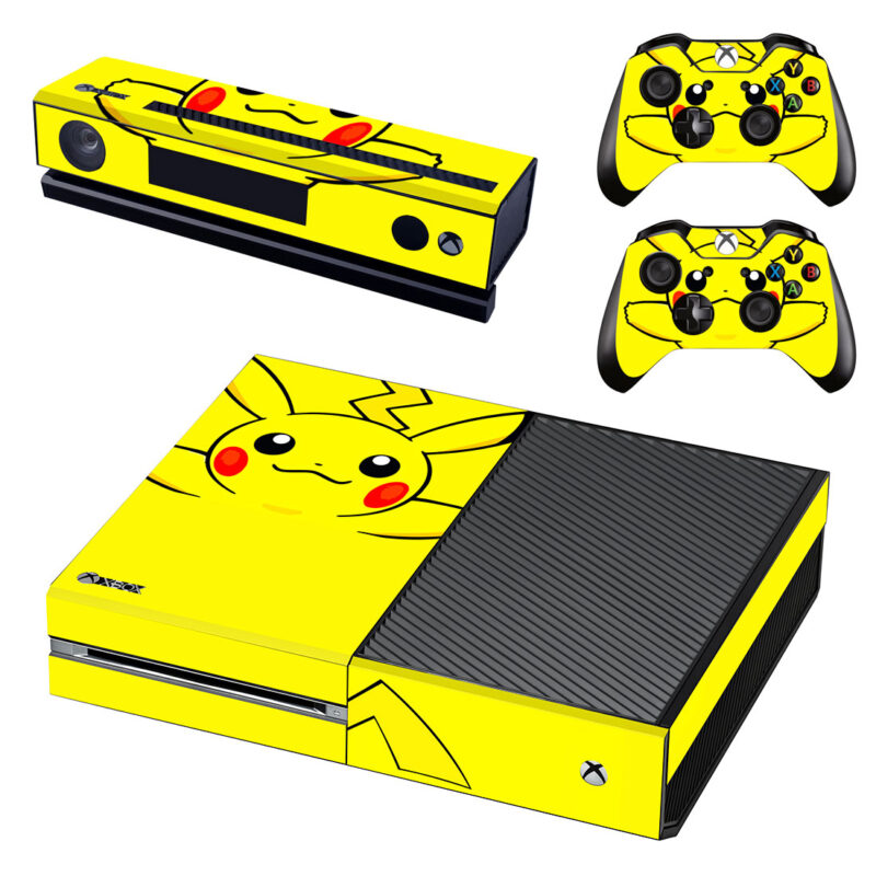 Pokemon Pikachu Xbox One Skin Sticker Design 1