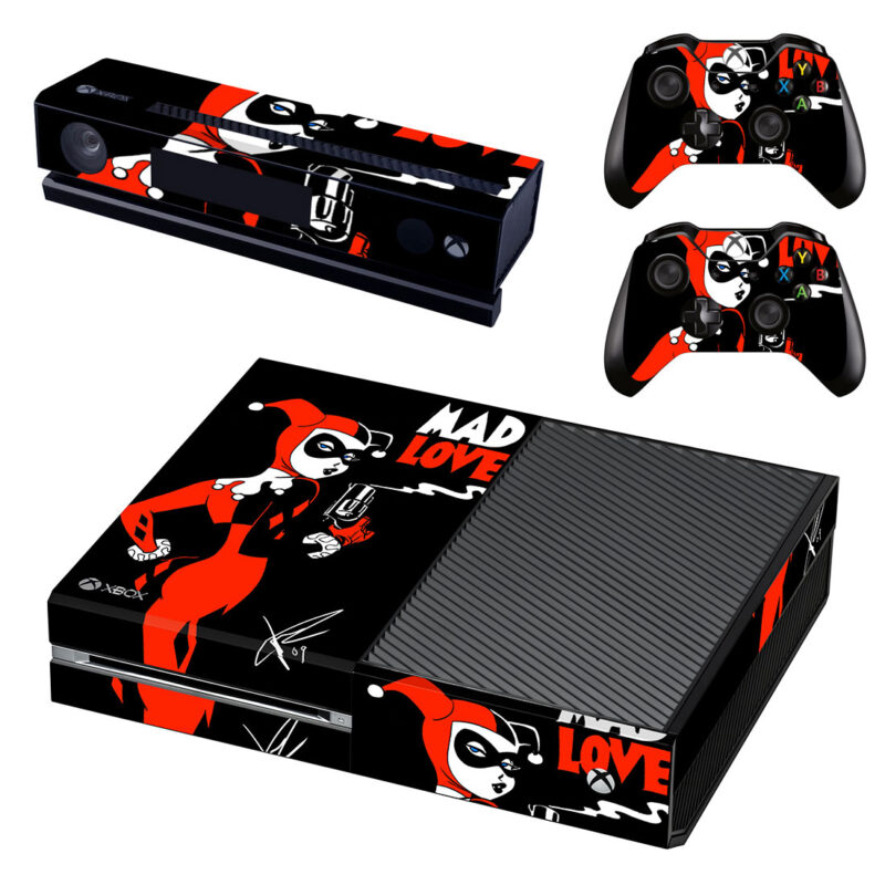 Harley Quinn Mad Love Xbox One Skin Sticker