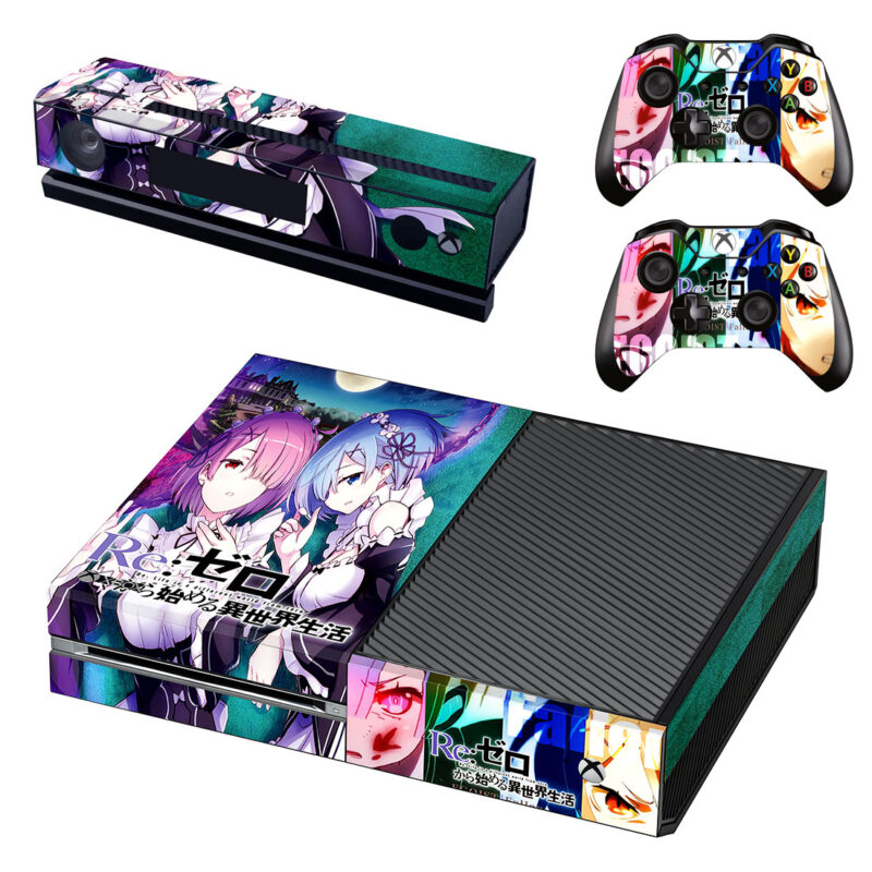 Re Zero Starting Life In Another World Xbox One Skin Sticker Design 1