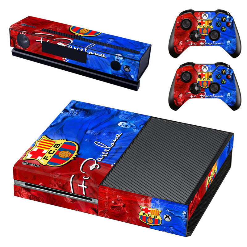 FC Barcelona And Players Xbox One Skin Sticker