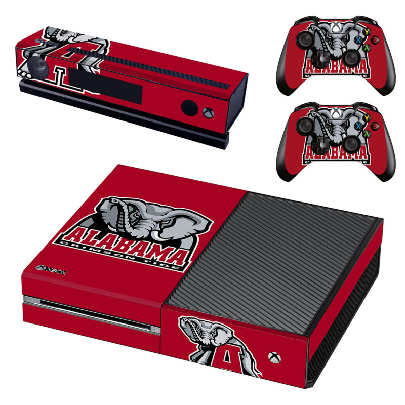 Alabama Crimson Tide Xbox One Skin Sticker