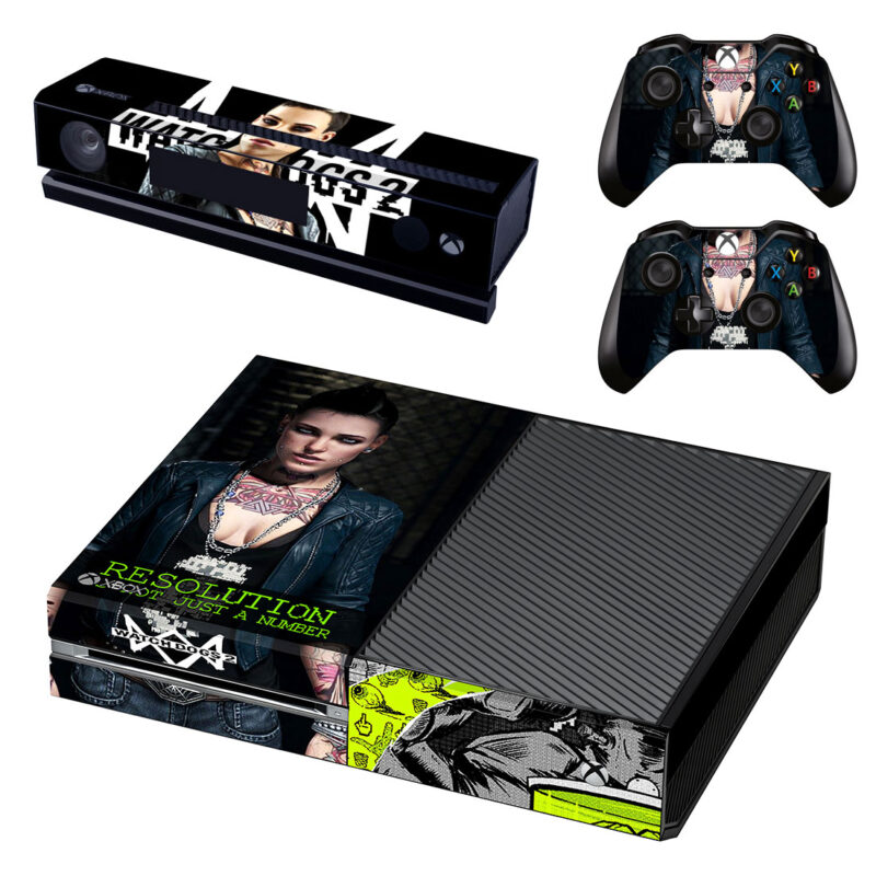 Watch Dogs 2 Clara Lille Xbox One Skin Sticker