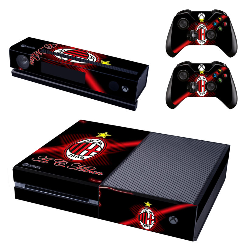 AC Milan Xbox One Skin Sticker Design 3