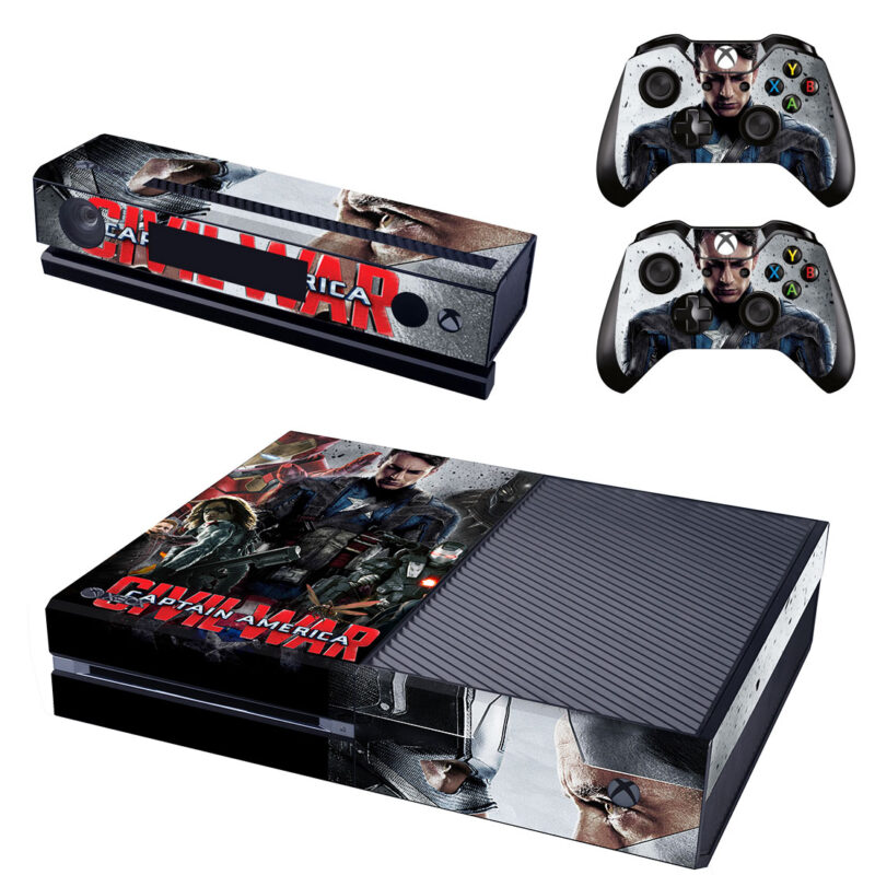 Captain America: Civil War Xbox One Skin Sticker Design 3