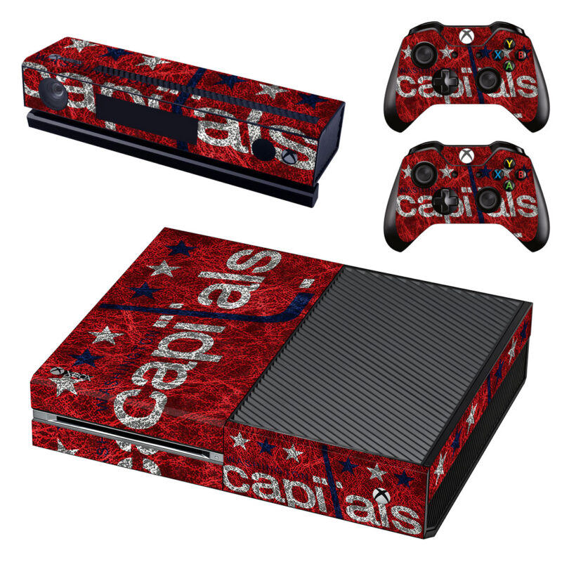 Washington Capitals Red Emblem Xbox One Skin Sticker