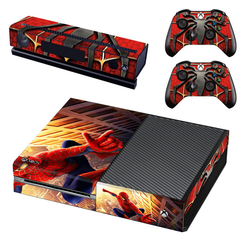 Spider-Man Xbox One Skin Sticker Design 3