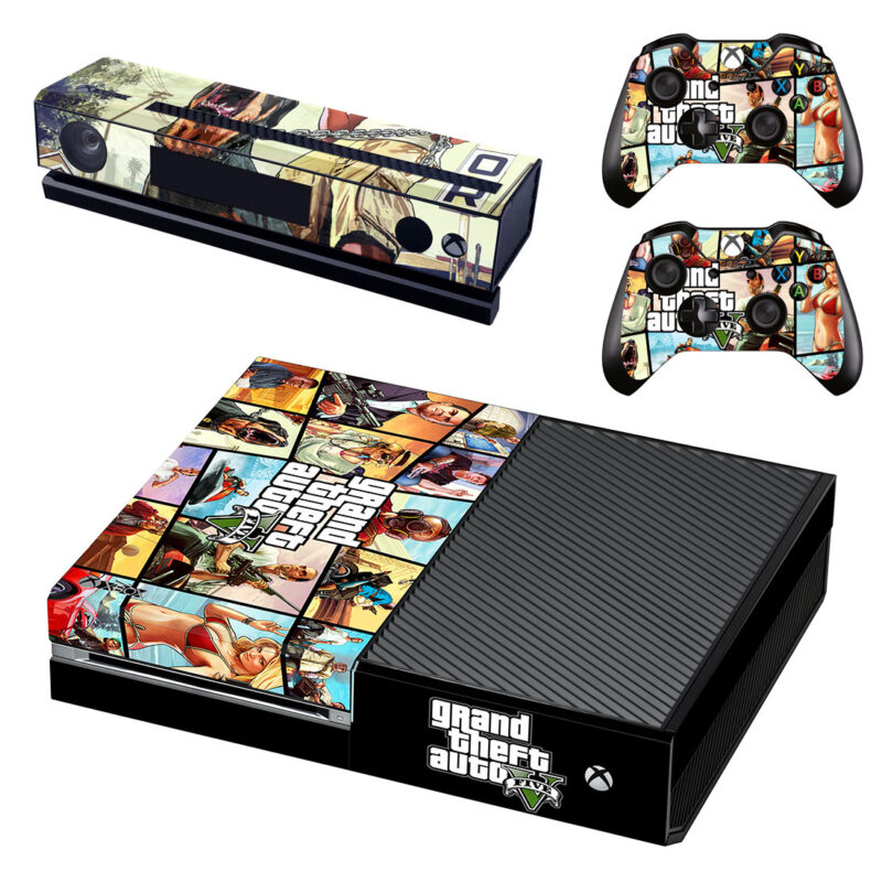 Grand Theft Auto V Game Skin Sticker For Xbox One Design 5