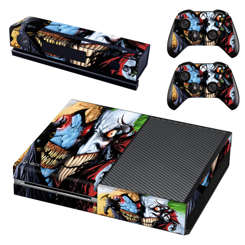 Batman And Spawn Art Xbox One Skin Sticker