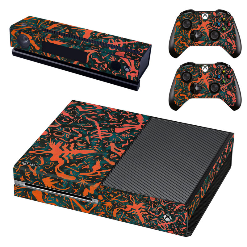 Crazy Abstract Glitch Art Xbox One Skin Sticker