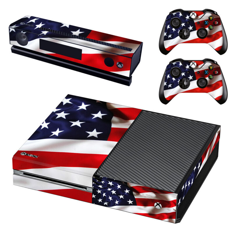 Flag Of The United States Skin Sticker For Xbox One