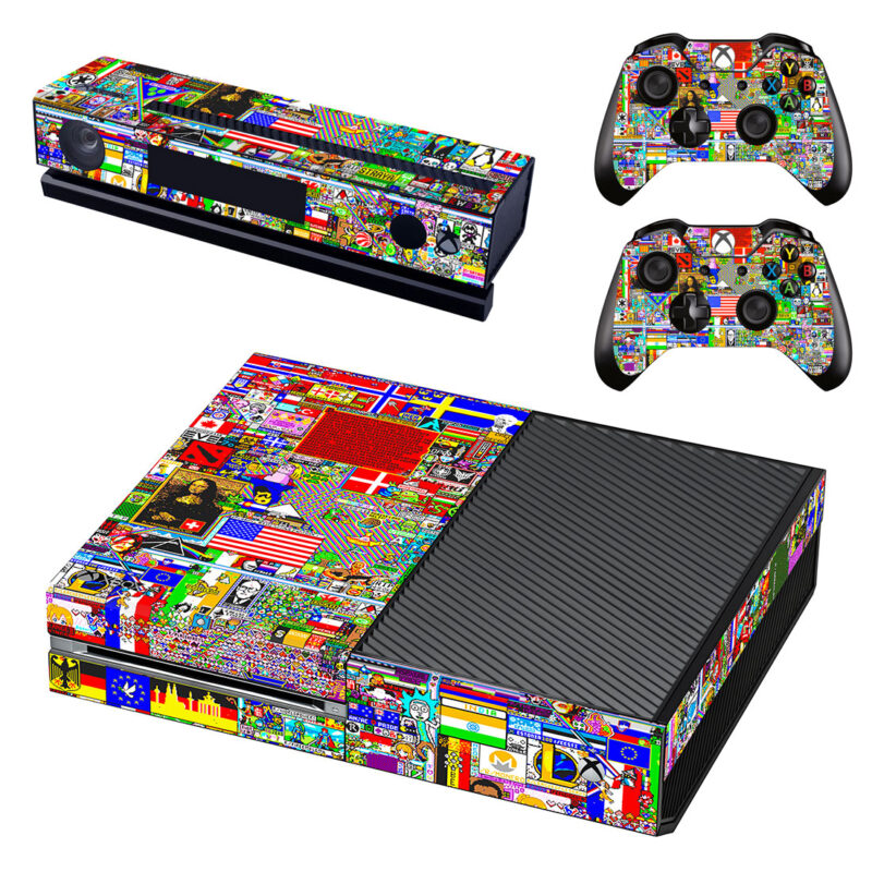 Sticker Bomb Skin Sticker For Xbox One Design 2