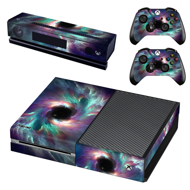 Iridescent Nebula Art Xbox One Skin Sticker