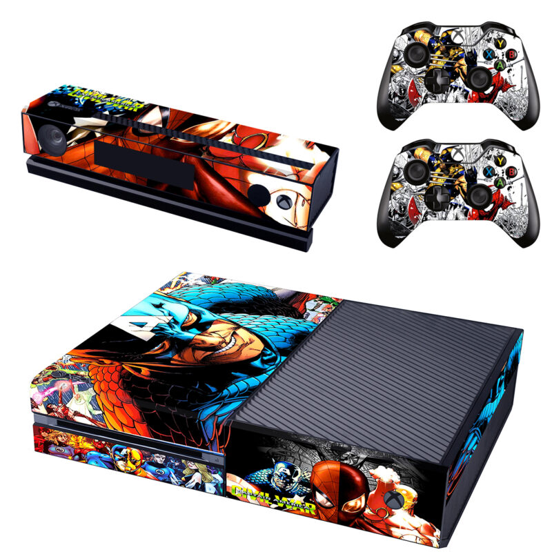 Captain America: Civil War Xbox One Skin Sticker Design 4