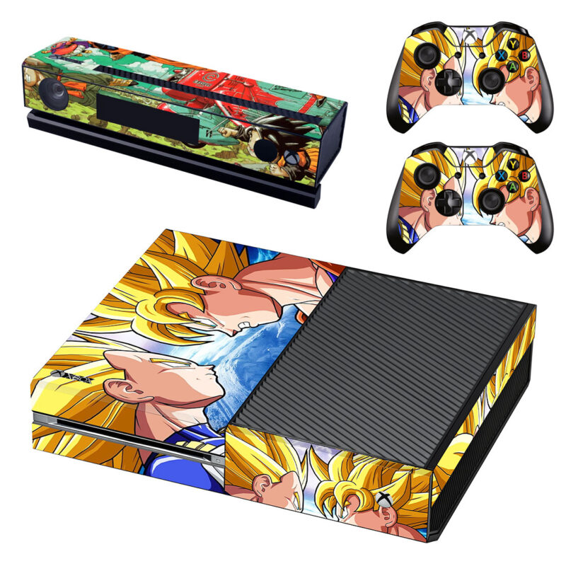 Dragon Ball Z Anime Goku Vs Vegeta Skin Sticker For Xbox One