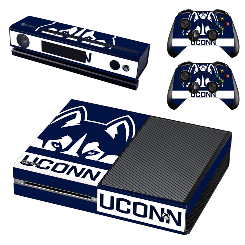 UConn Huskies Men's Basketball Xbox One Skin Sticker