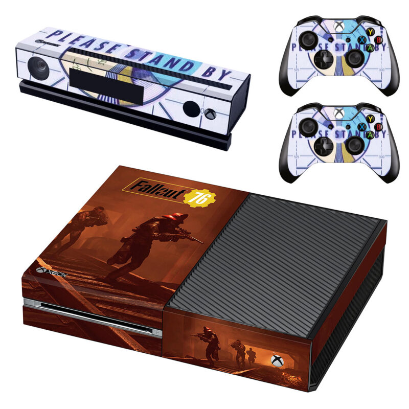 Fallout 76 Please Stand By Skin Sticker For Xbox One Design 1