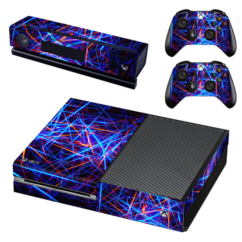 Neon Line Xbox One Skin Sticker