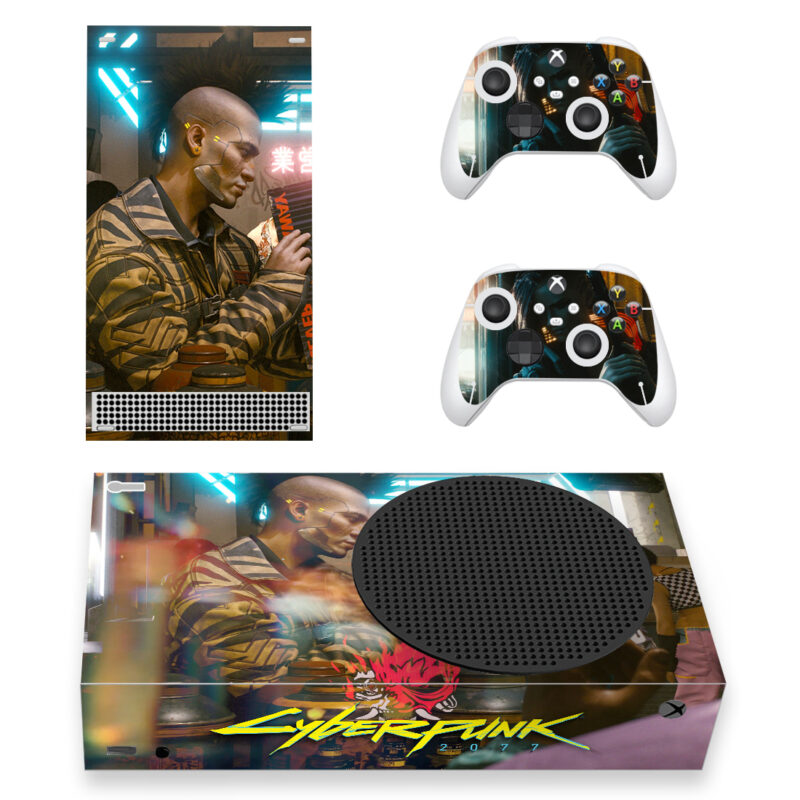 Cyberpunk 2077 Game Skin Sticker For Xbox Series S And Controllers Design 9