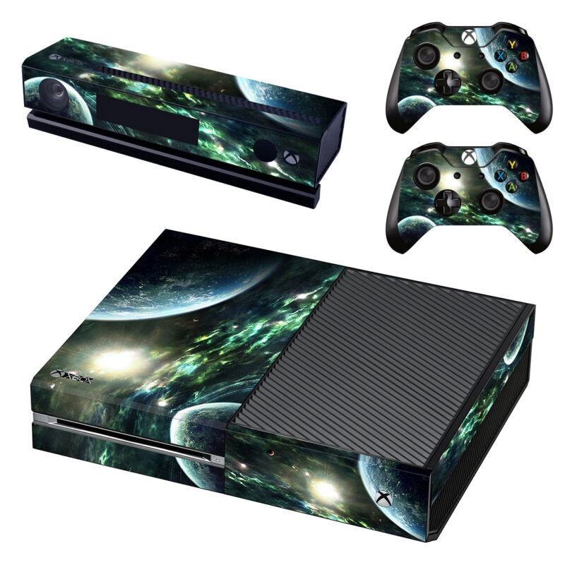 3D Space Galaxy Skin Sticker For Xbox One