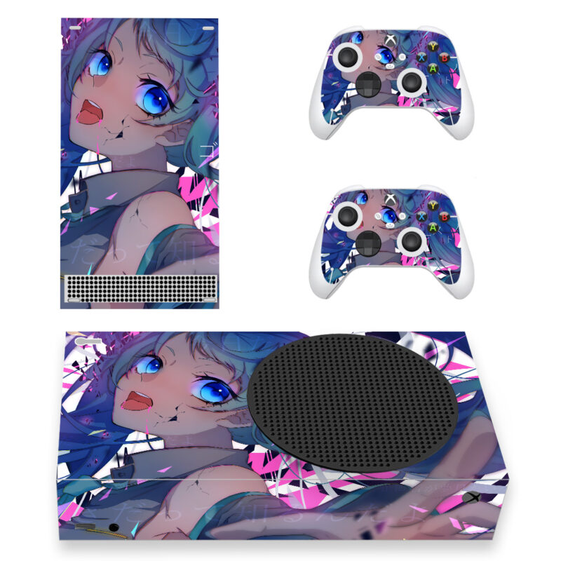 Ghost Rule Hatsune Miku Skin Sticker For Xbox Series S And Controllers