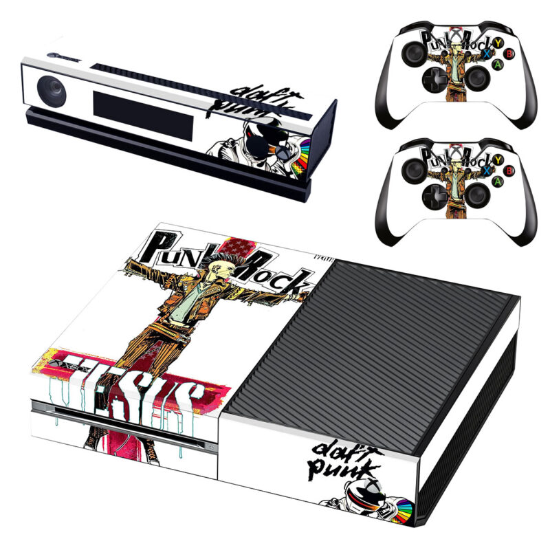 Punk Rock Jesus And Daft Art Xbox One Skin Sticker