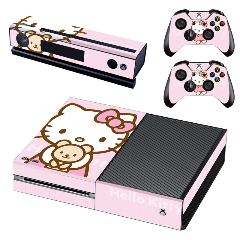 Hello Kitty Skin Sticker For Xbox One