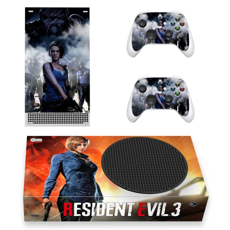 Resident Evil: 3 Game Skin Sticker For Xbox Series S And Controllers