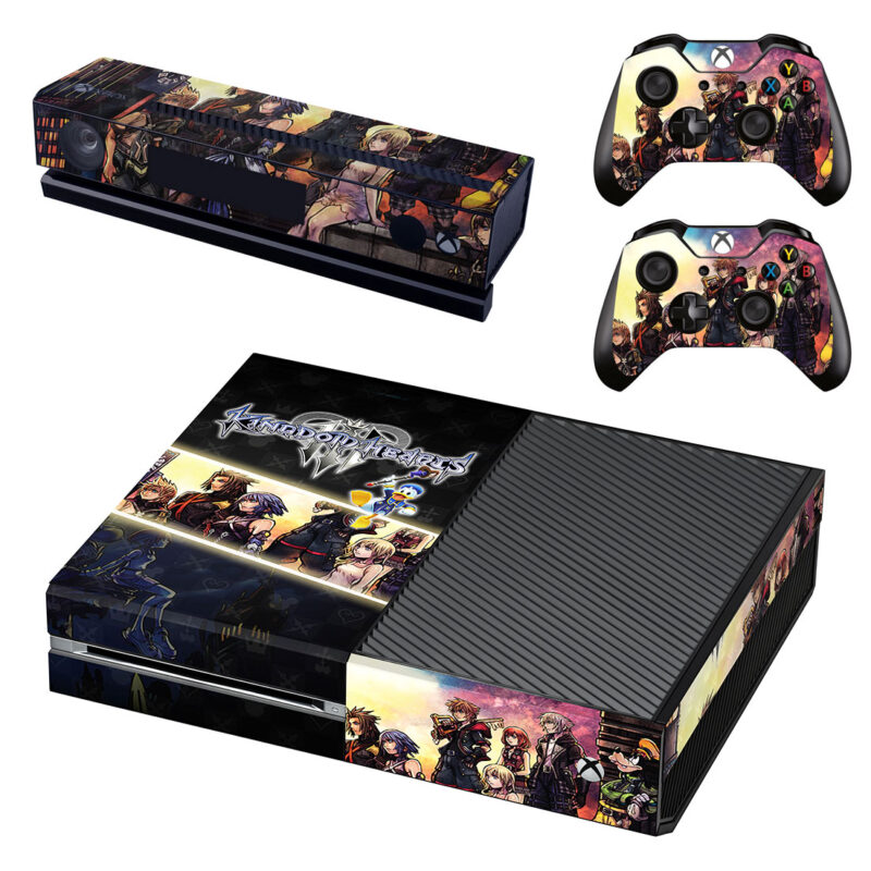 Kingdom Hearts III Game Characters Skin Sticker For Xbox One