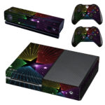 Colorful Lighting Effect For A Star Skin Sticker For Xbox One